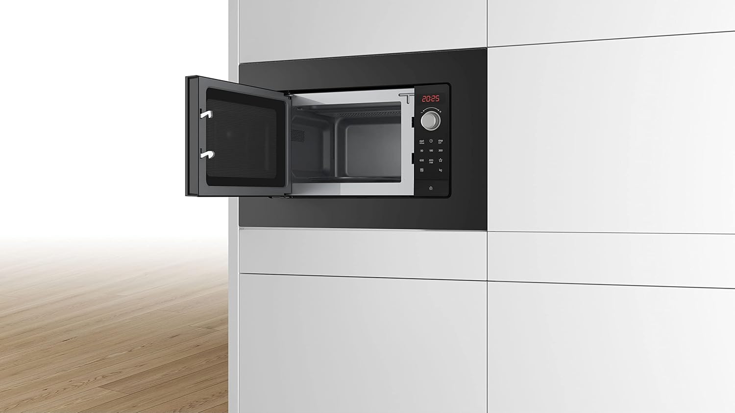 مایکروویو توکار بوش مدل BFL623MB3 نصب شده